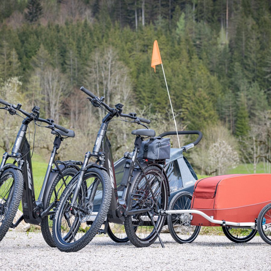 E-Bikes und Anhänger - ANKA Fahrradverleih
